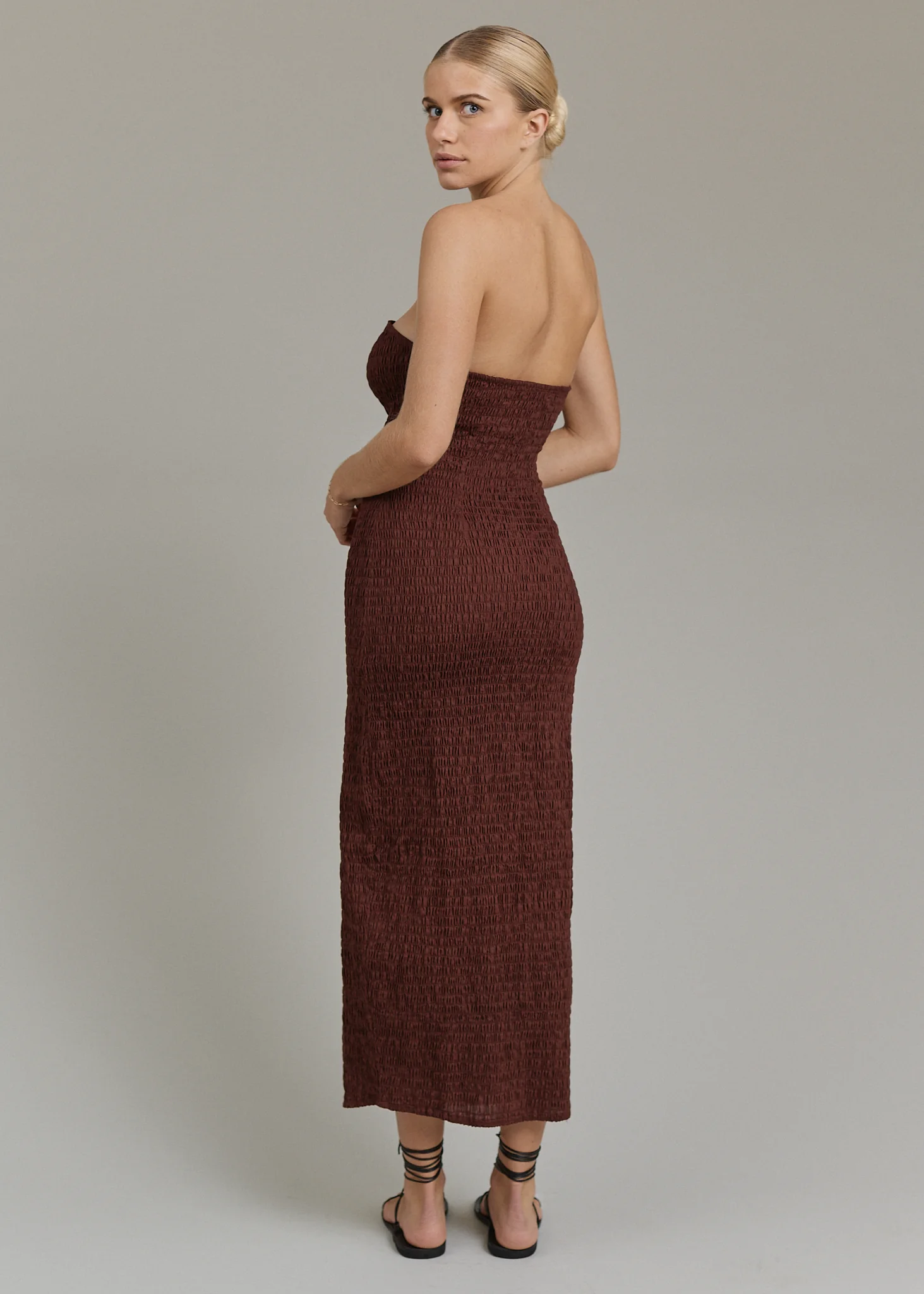 CASEY SHIRRED DRESS - PRE-FALL 2025 - Image 2